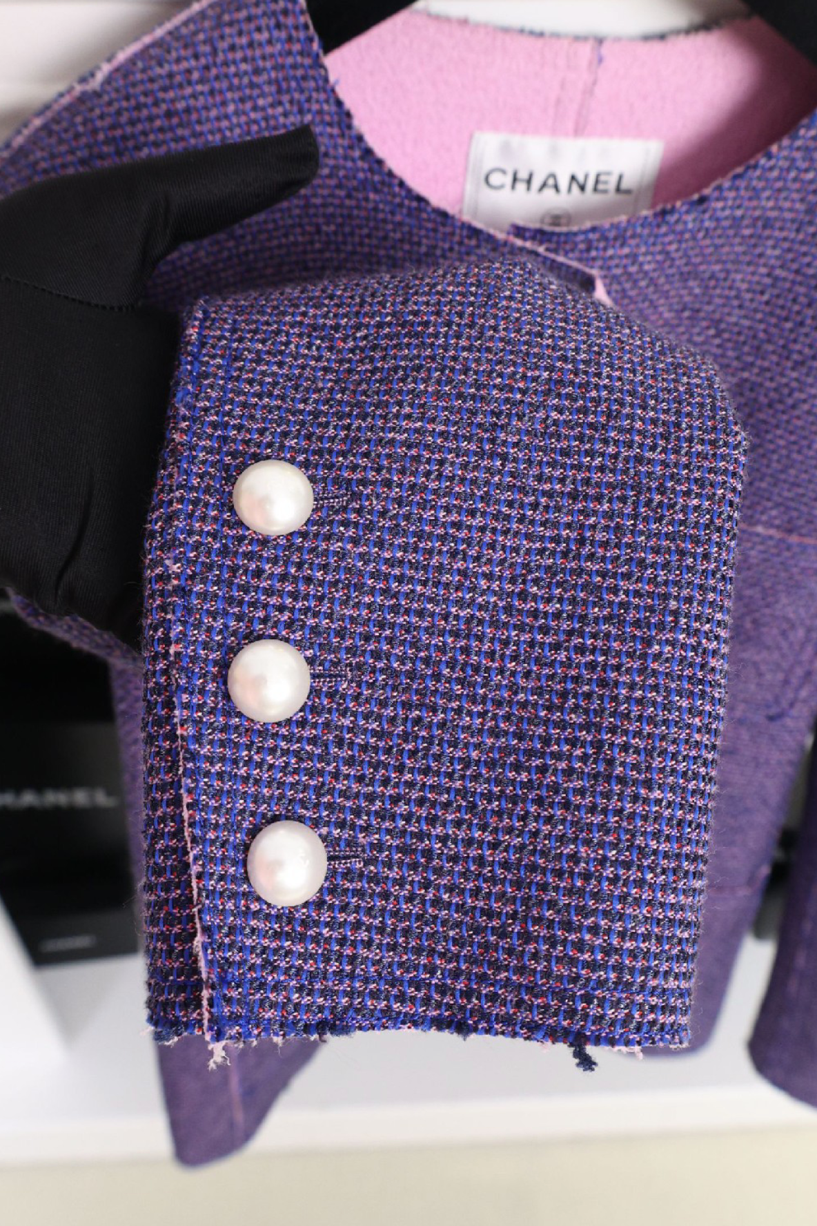 Chanel 13 Runway Purple Tweed Jacket