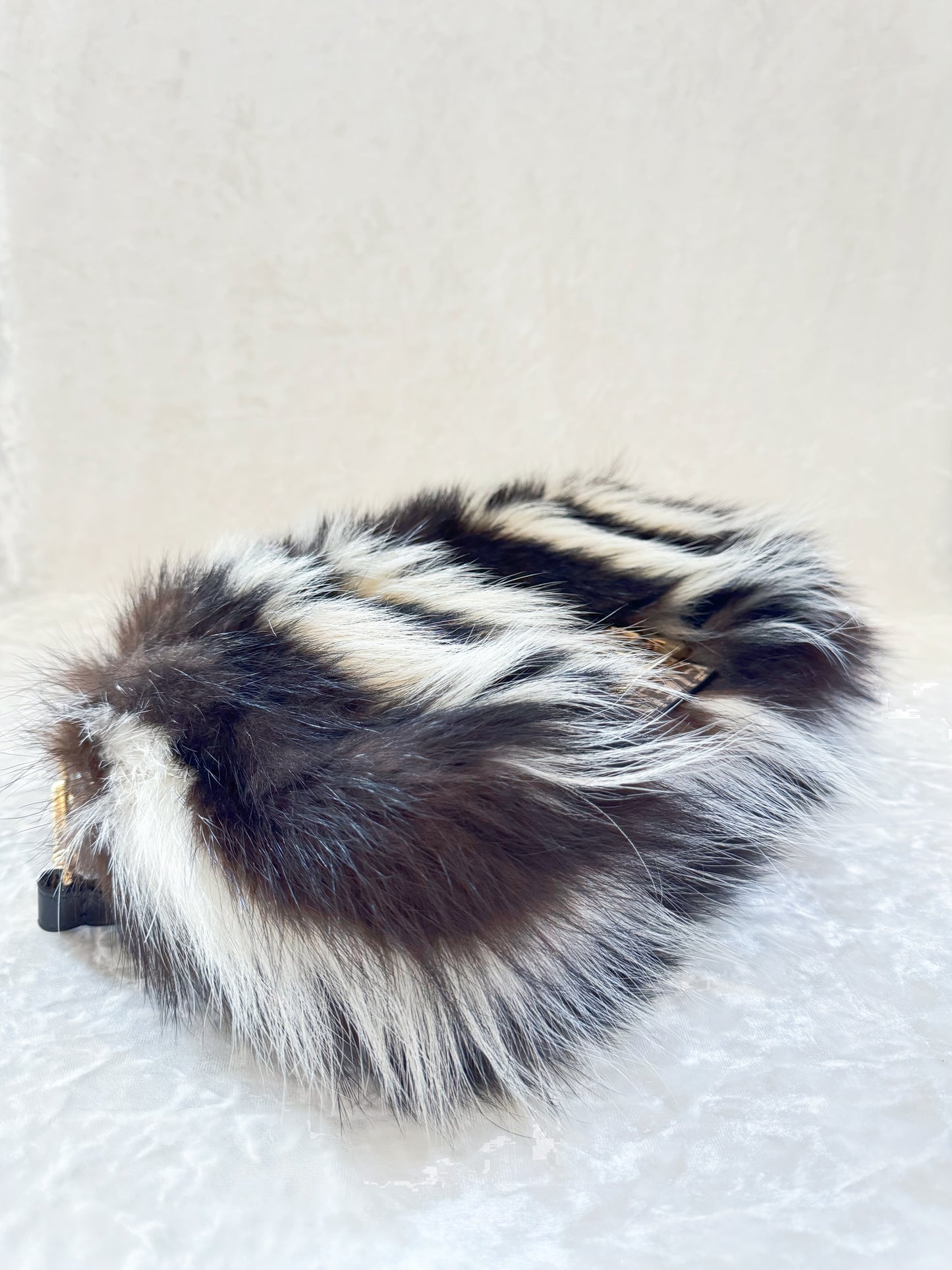 Fendi Re-edition Skunk Fur Baguette