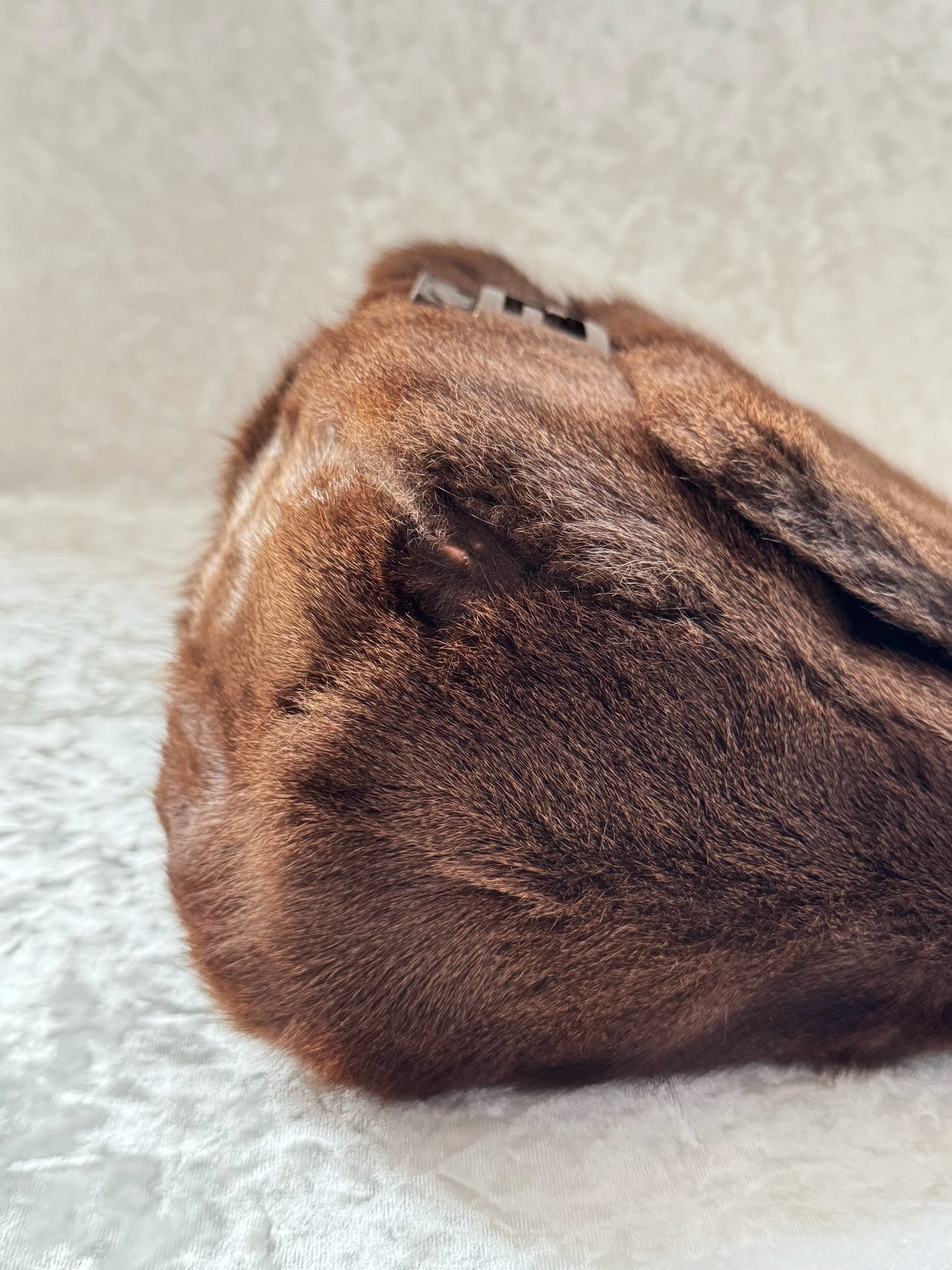 Fendi Brown Fur Mamma Baguette