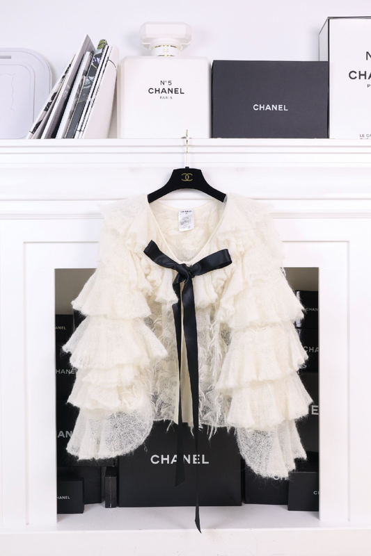 Chanel 09AW Moscow Puffer Cardigan Cape