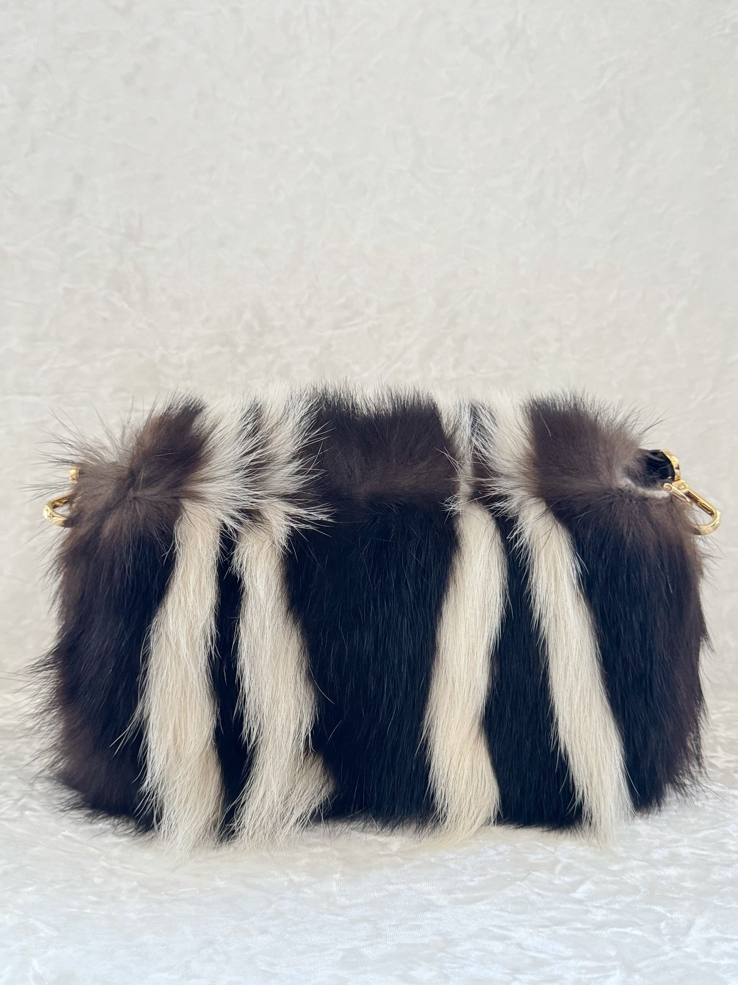 Fendi Re-edition Skunk Fur Baguette