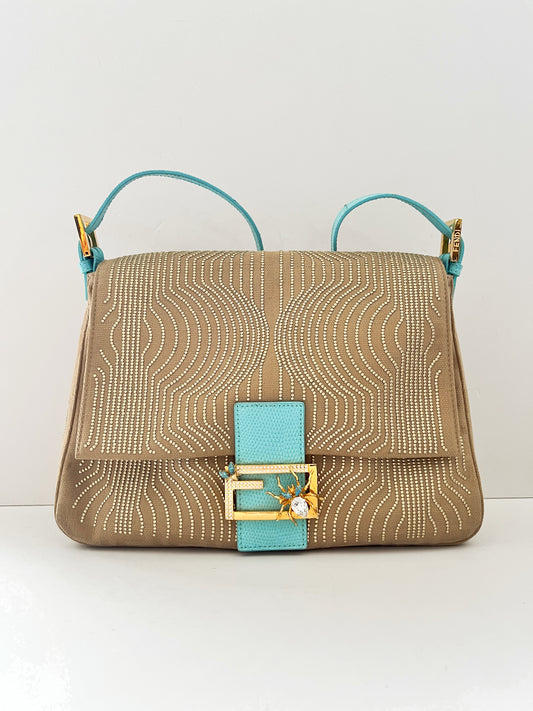 Fendi Spider Rhinestone Mamma Baguette