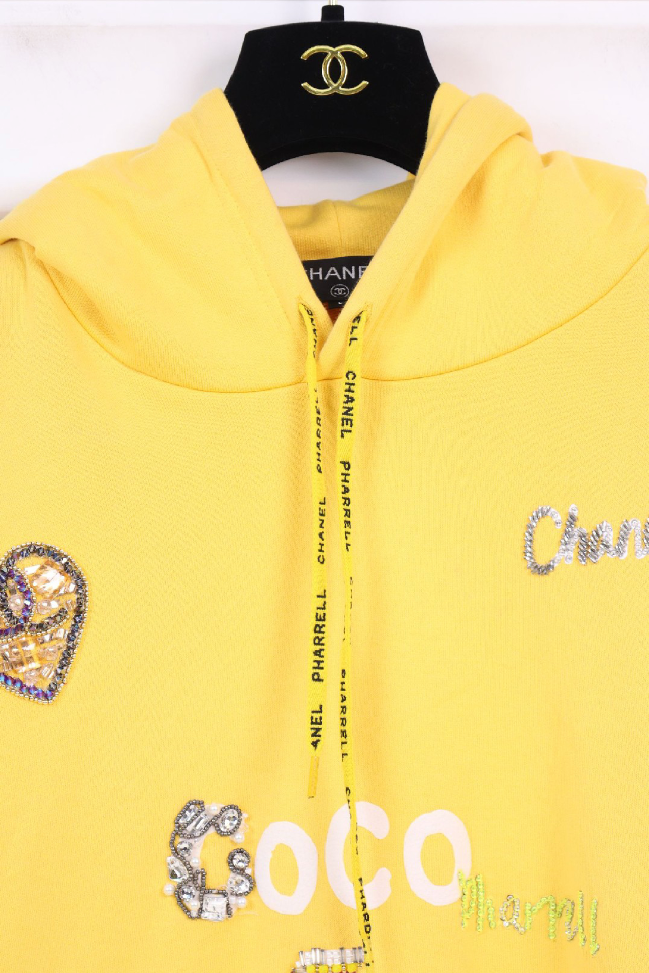 Chanel 19 Pharrell Capsule Yellow Hoodie