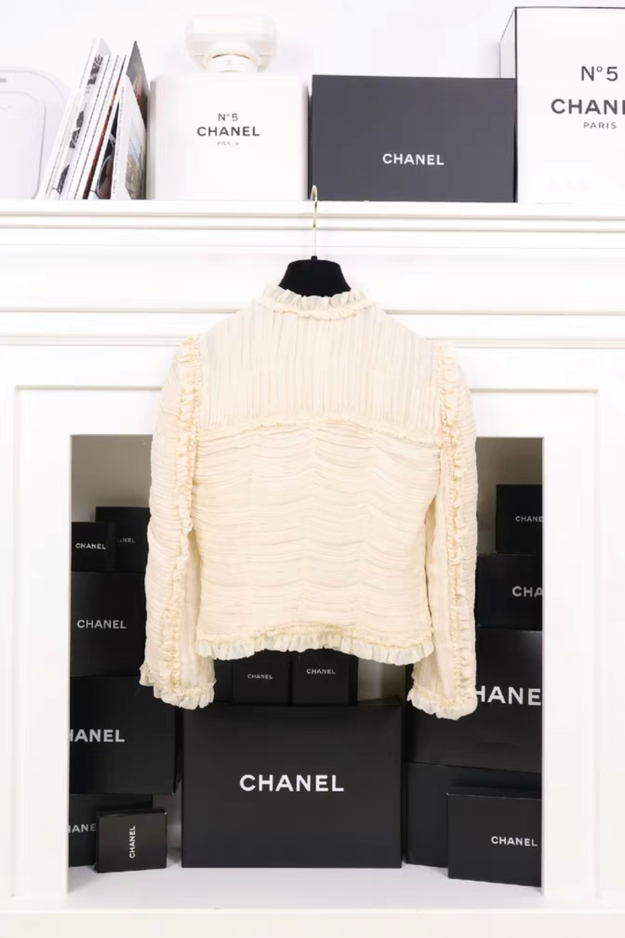 Chanel 06A Folded Silk Top