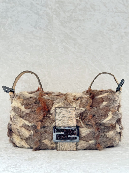 Fendi Squirrel Fur Baguette