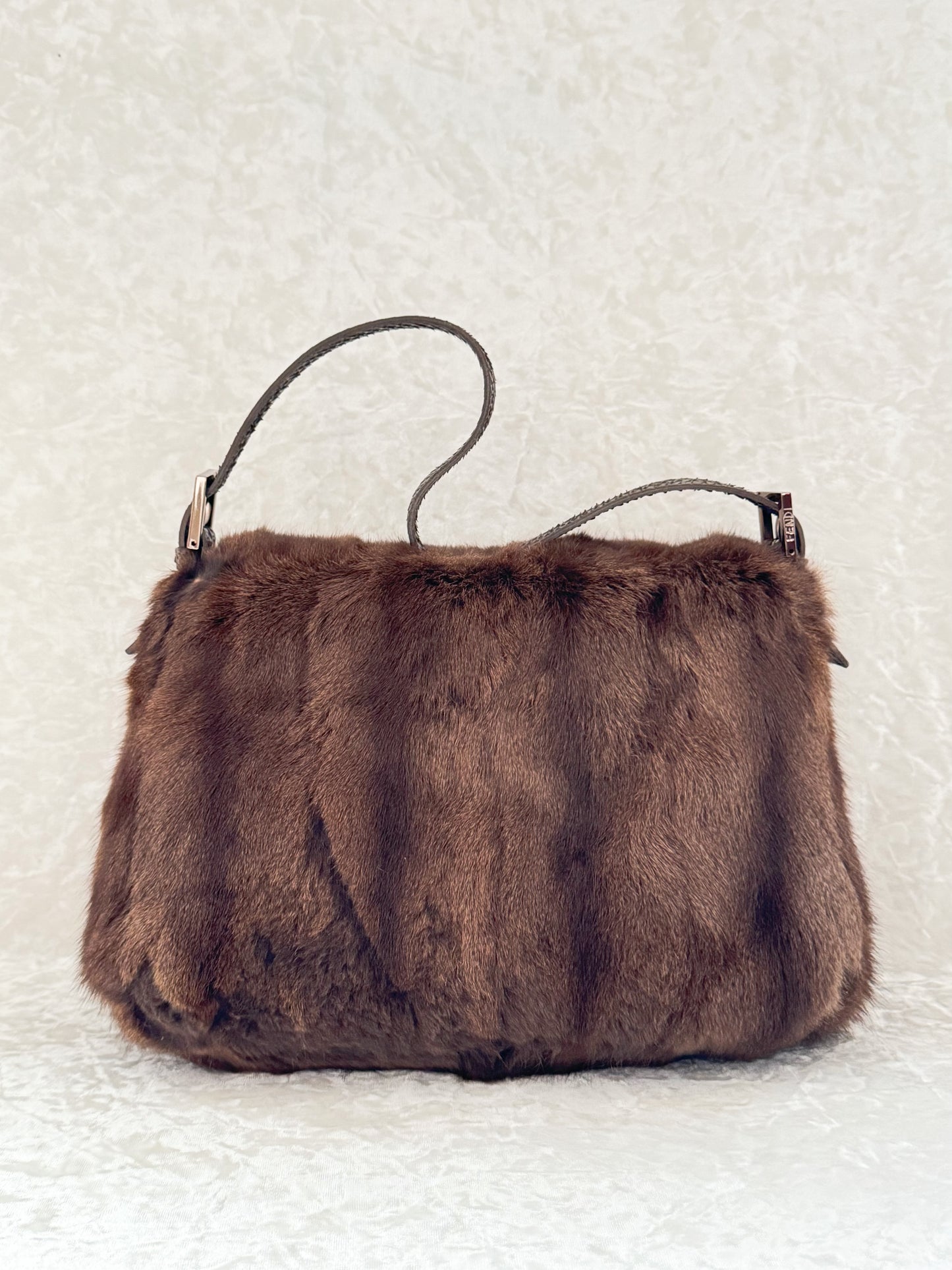 Fendi Brown Fur Mamma Baguette