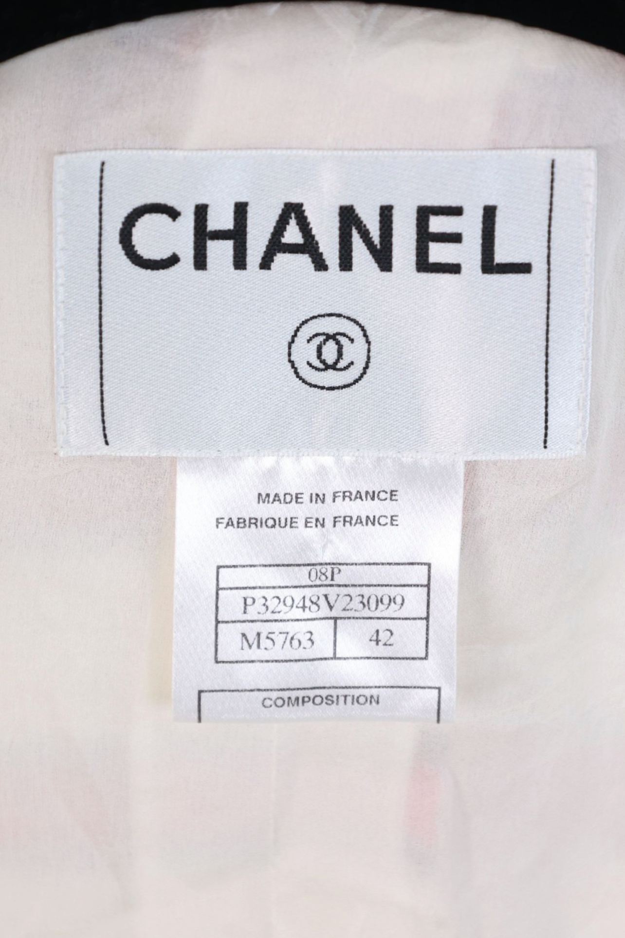 Chanel 08P Runway Stripe Chains Jacket