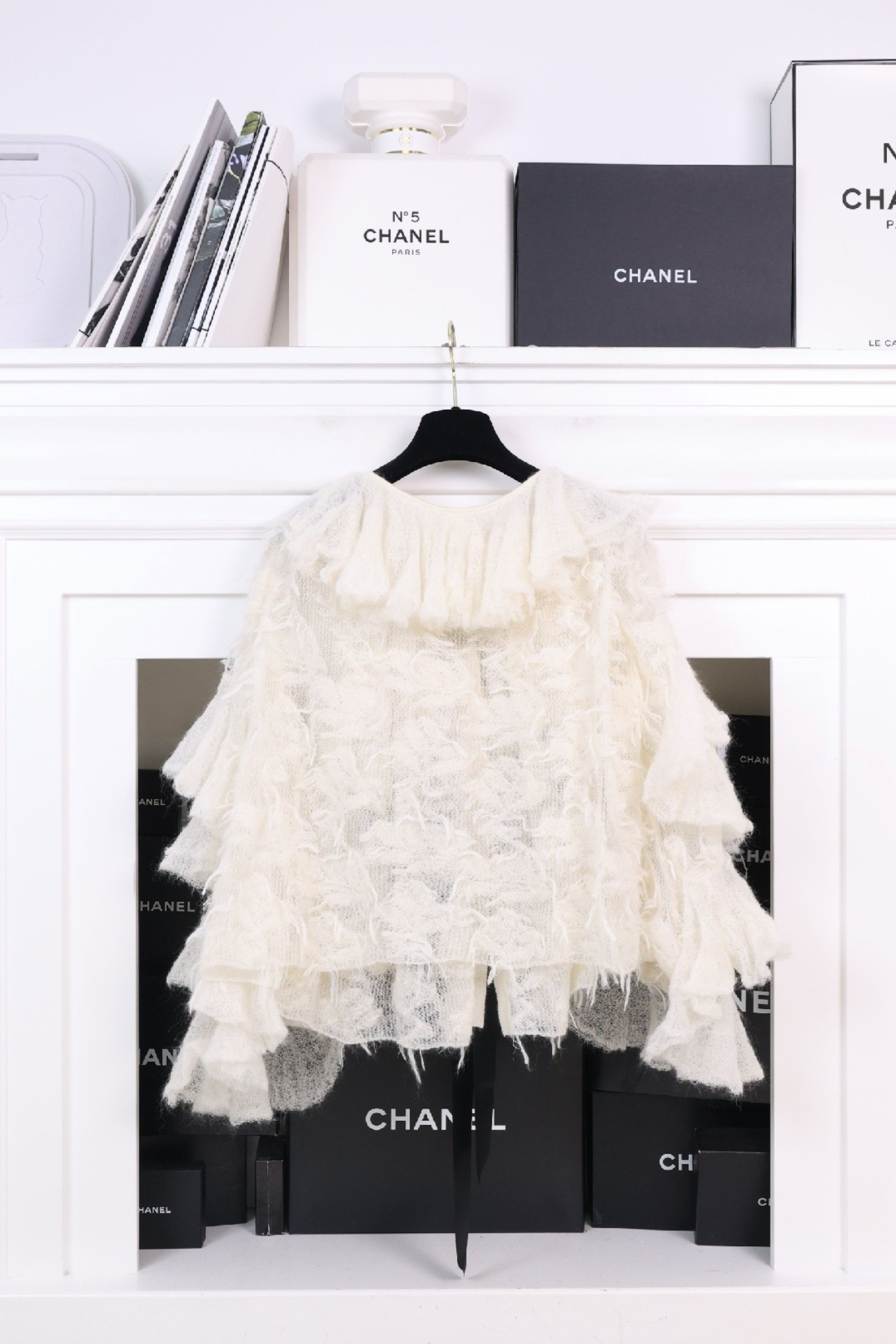 Chanel 09AW Moscow Puffer Cardigan Cape