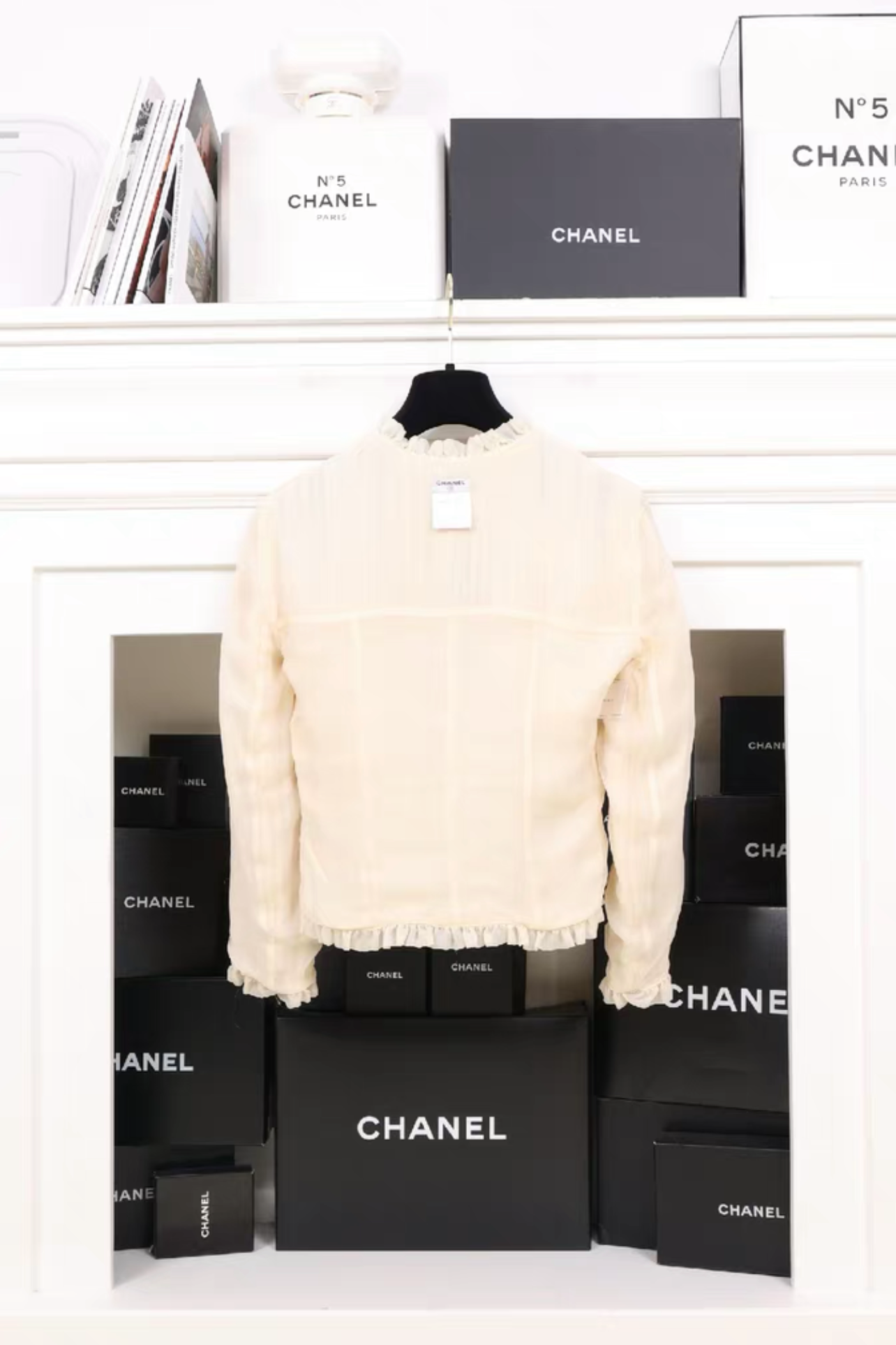 Chanel 06A Folded Silk Top