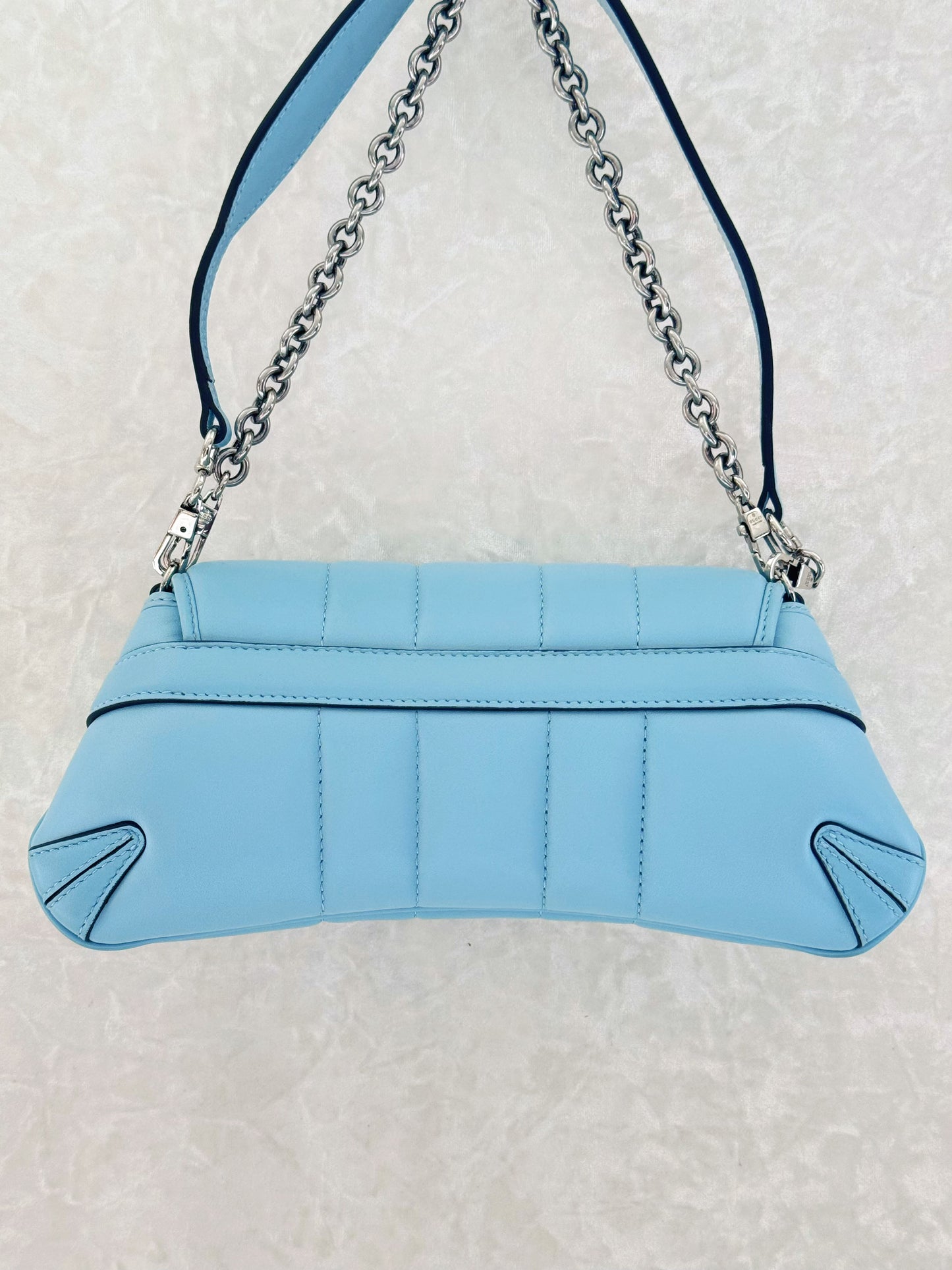 Gucci Sky Blue Mini Horsebit Chain