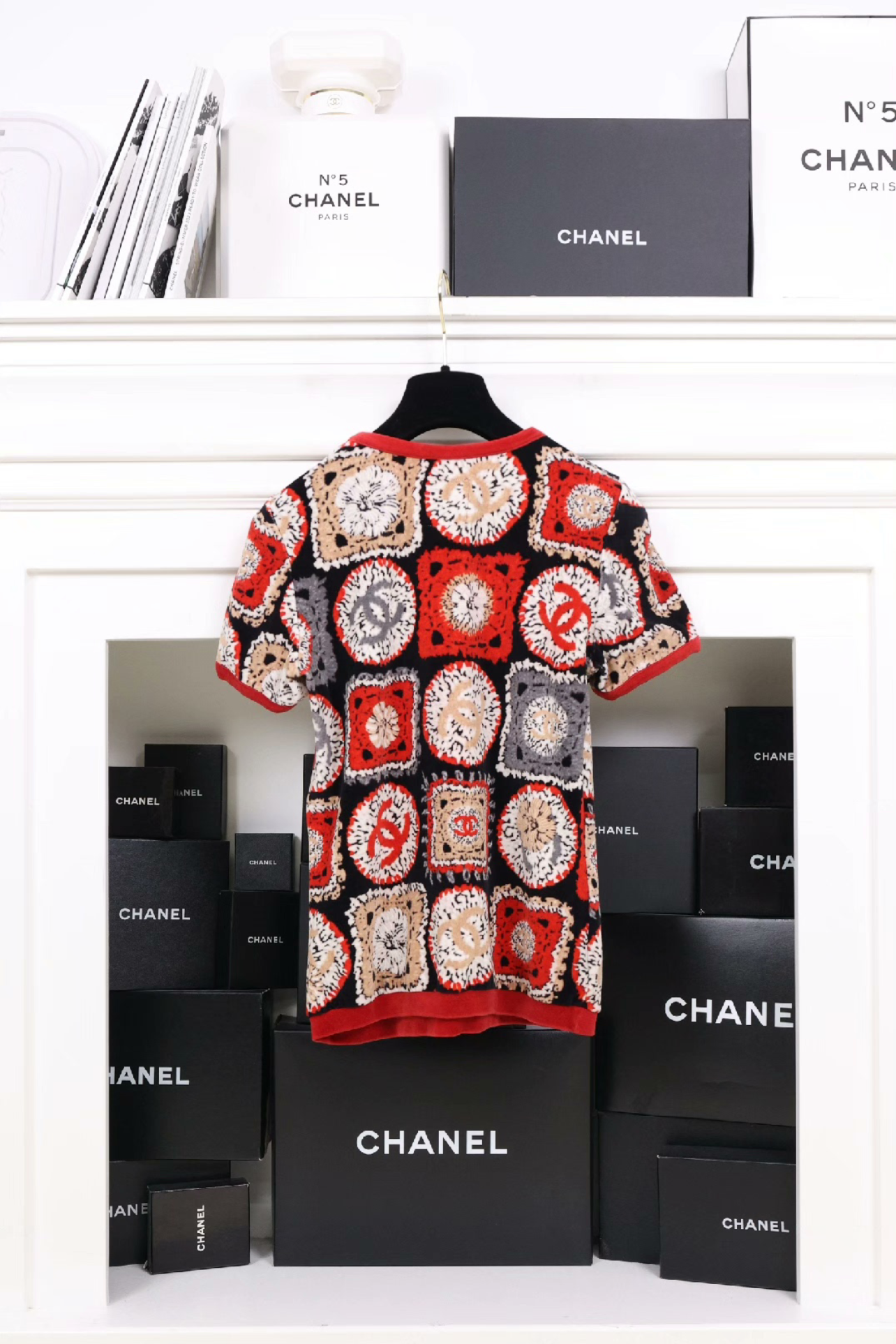 Chanel 09SS Multicolor Printed Top