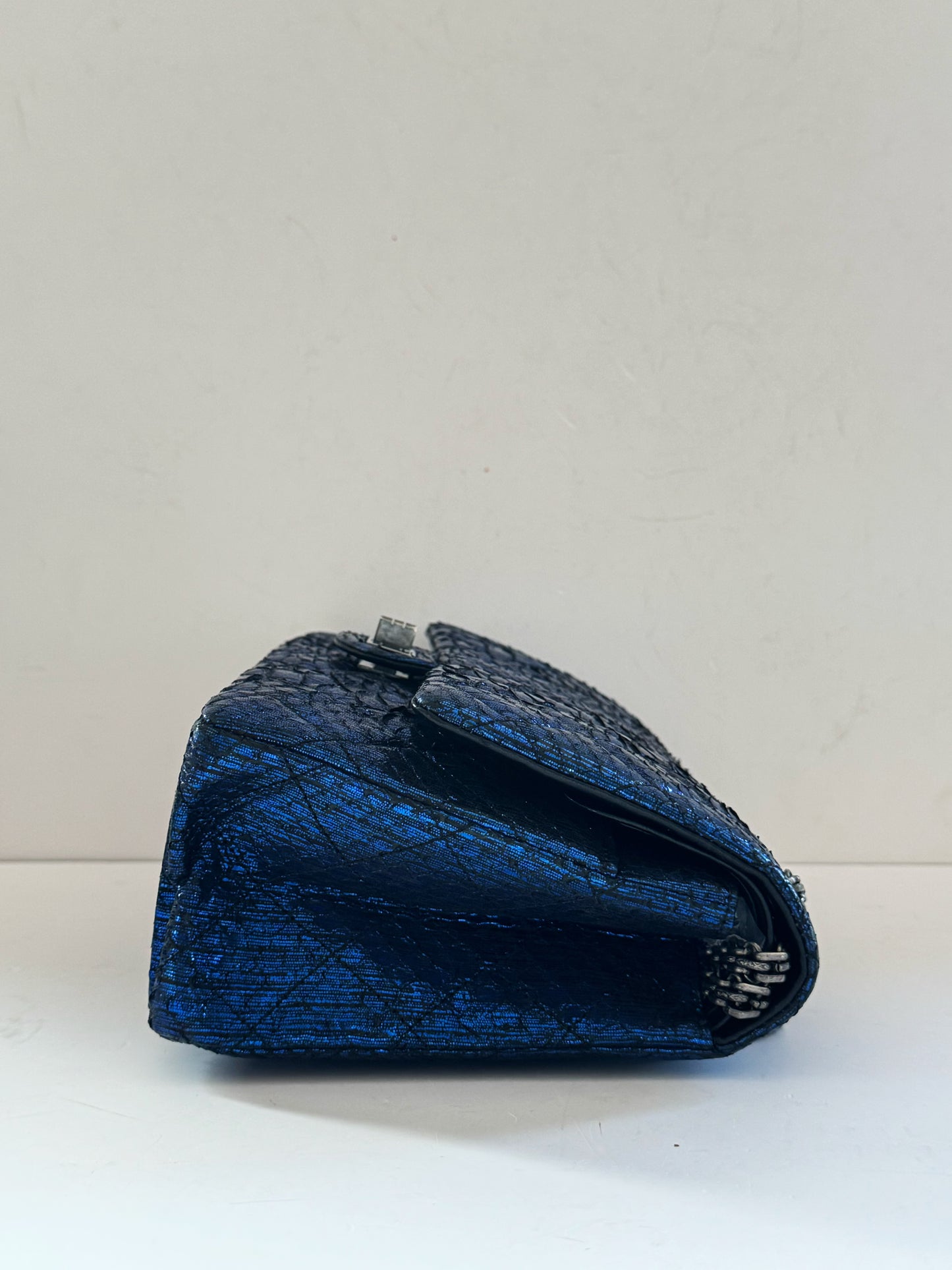 Chanel Electric Blue Python 2.55