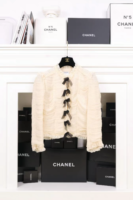 Chanel 06A Folded Silk Top