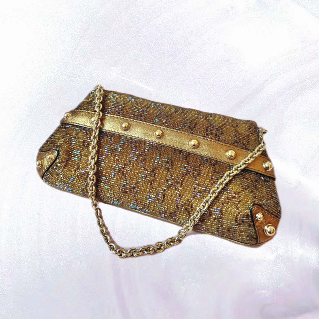 Gucci Horsebit Chain 1955 Beaded Bag