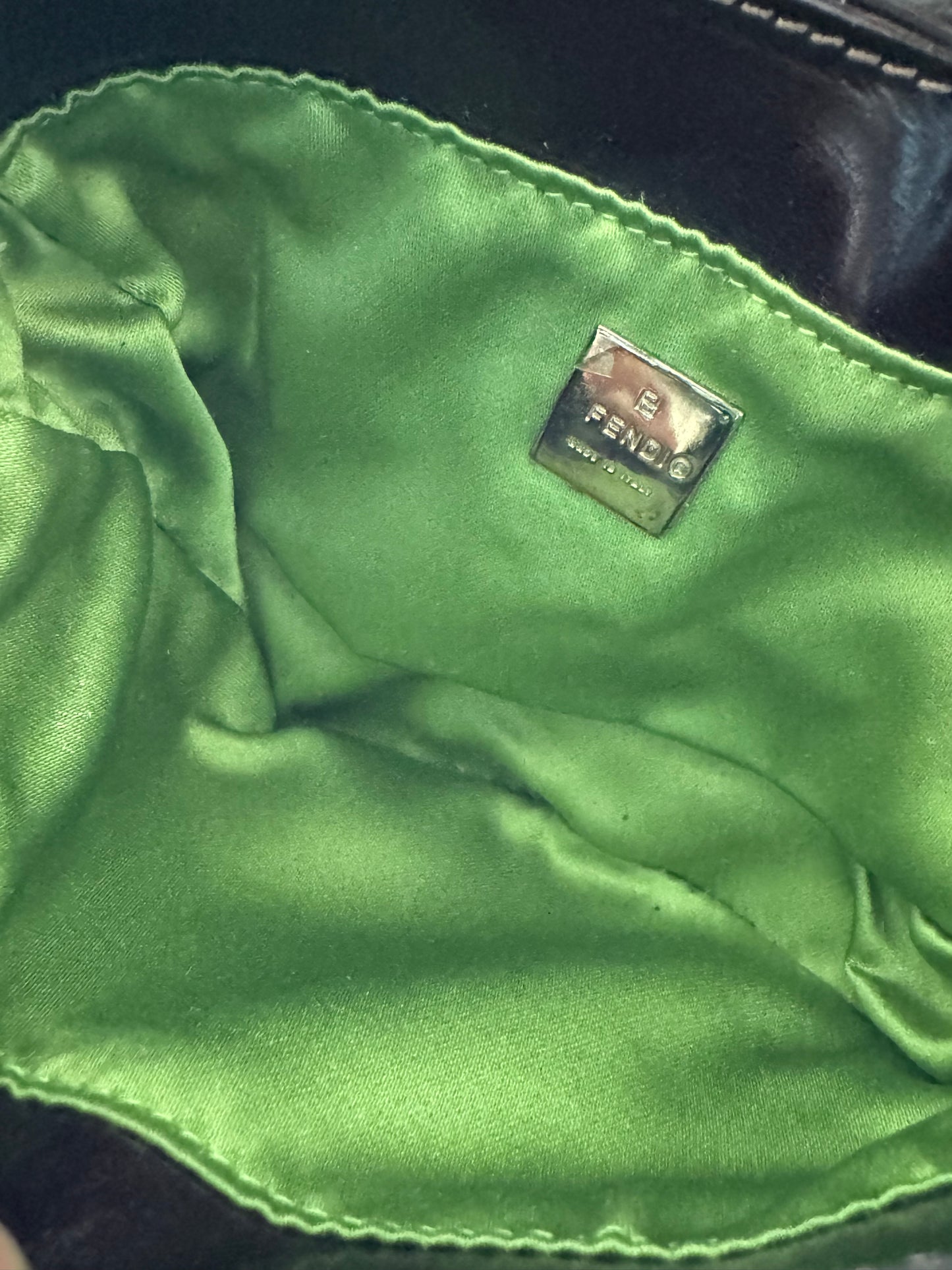 Fendi Pink Sequins Croissant ￼