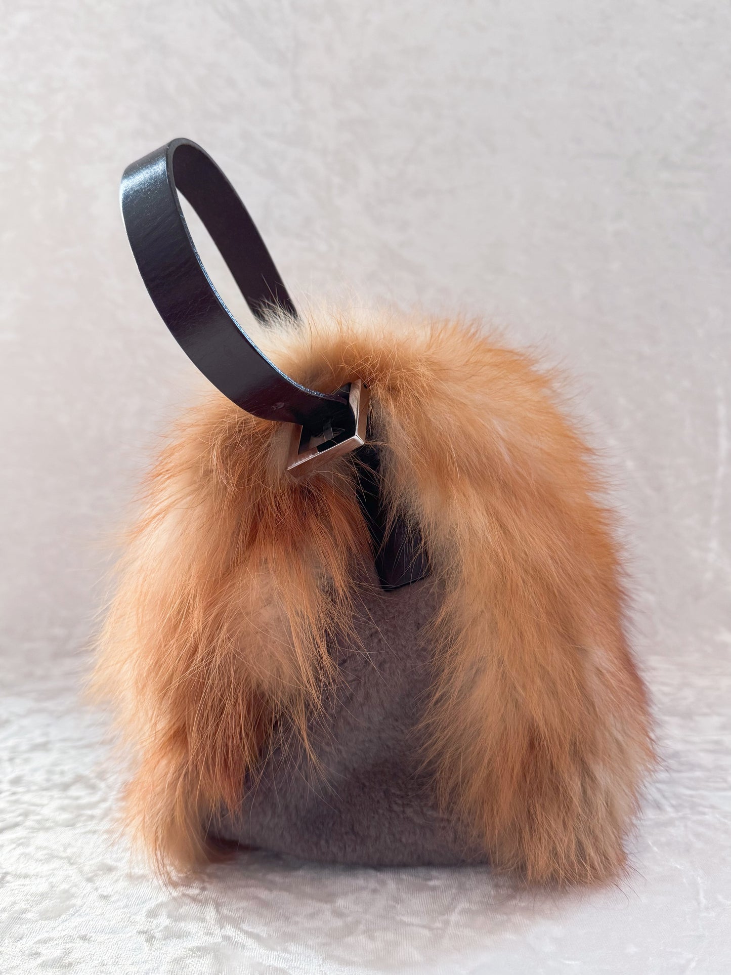 Fendi Rabbit & Fox Fur Mamma Baguette