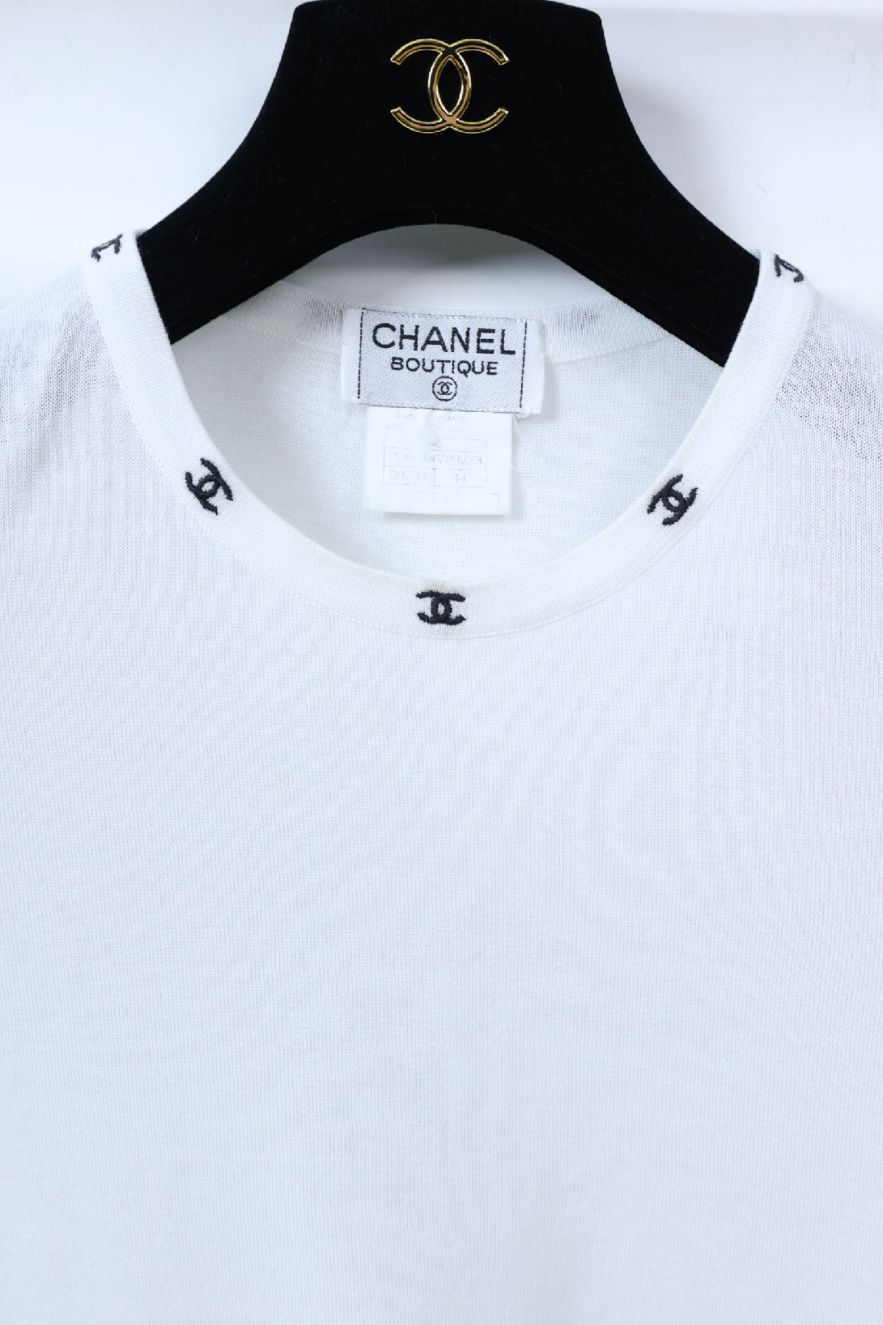 Vintage Chanel 96C CC Logos Top